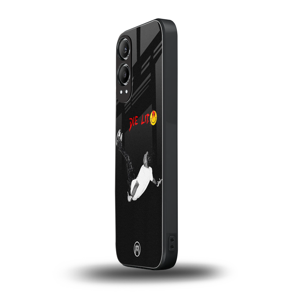 die lit back phone cover | glass case for oneplus nord ce 4 lite