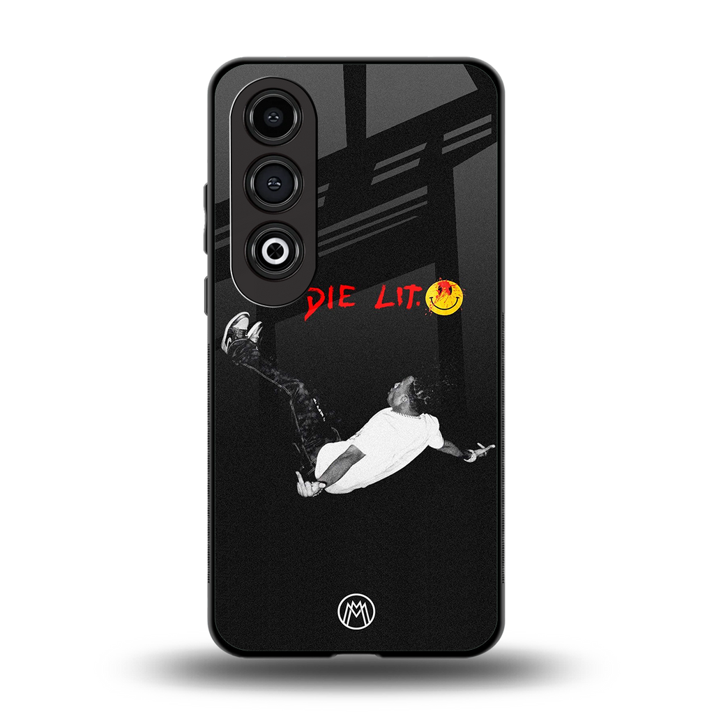 die lit back phone cover | glass case for oneplus nord ce 4