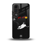 die lit back phone cover | glass case for oneplus nord ce 4