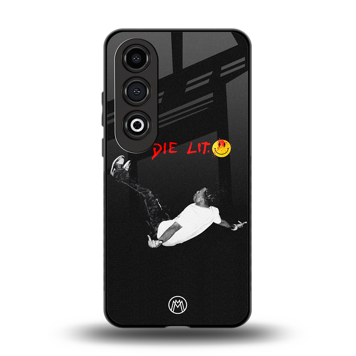 die lit back phone cover | glass case for oneplus nord ce 4