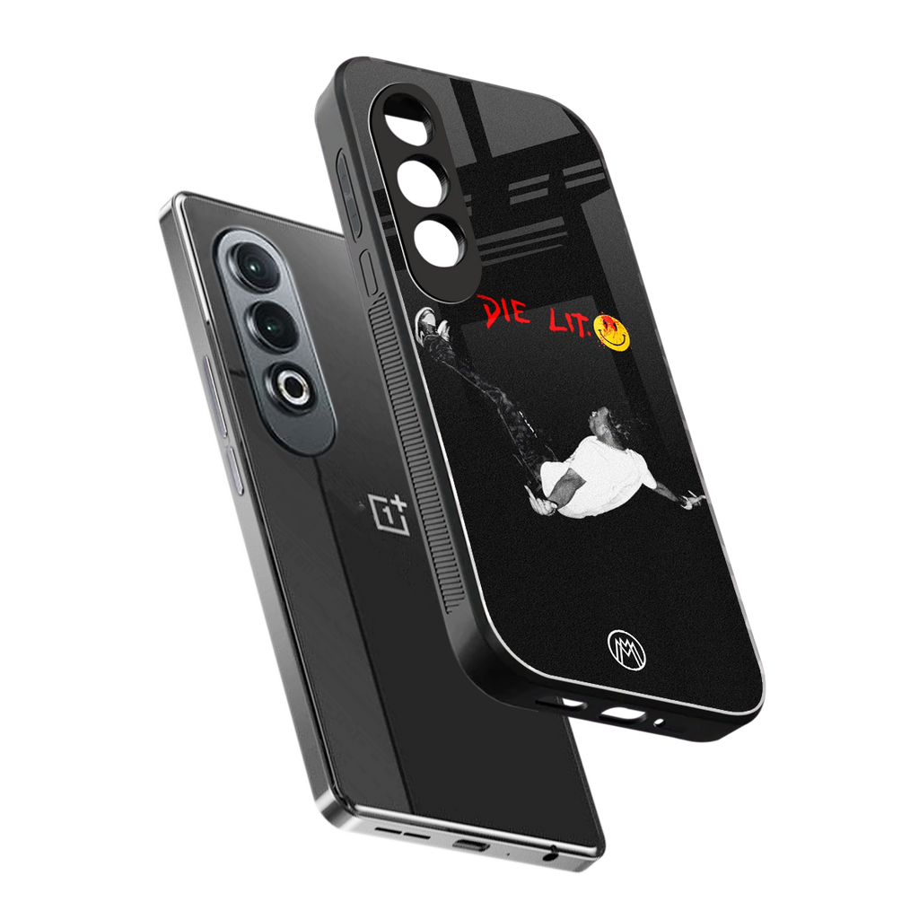 die lit back phone cover | glass case for oneplus nord ce 4