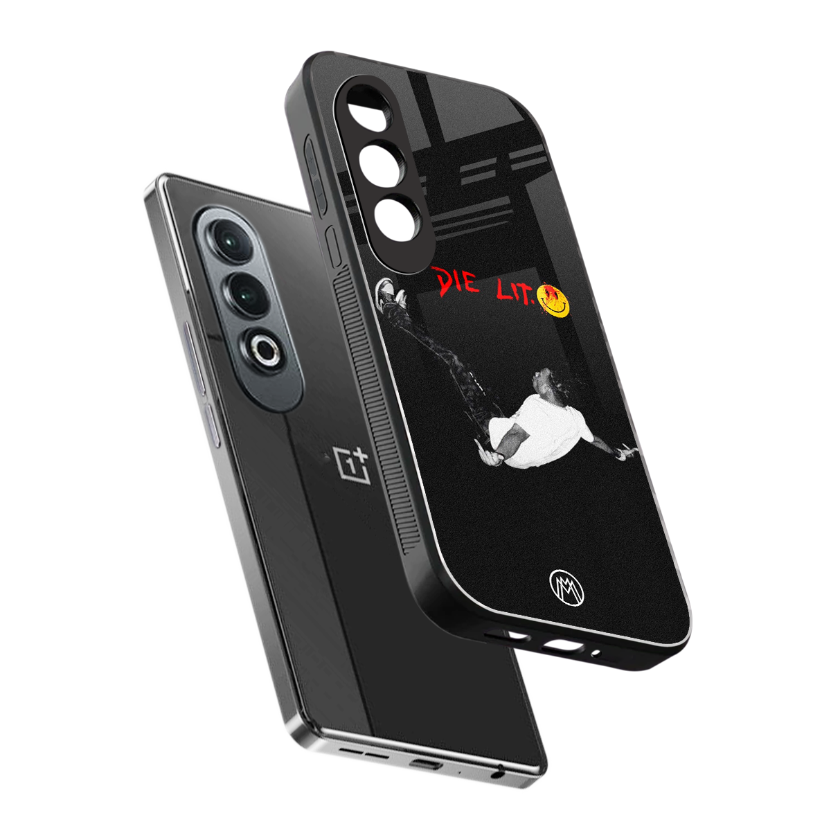 die lit back phone cover | glass case for oneplus nord ce 4