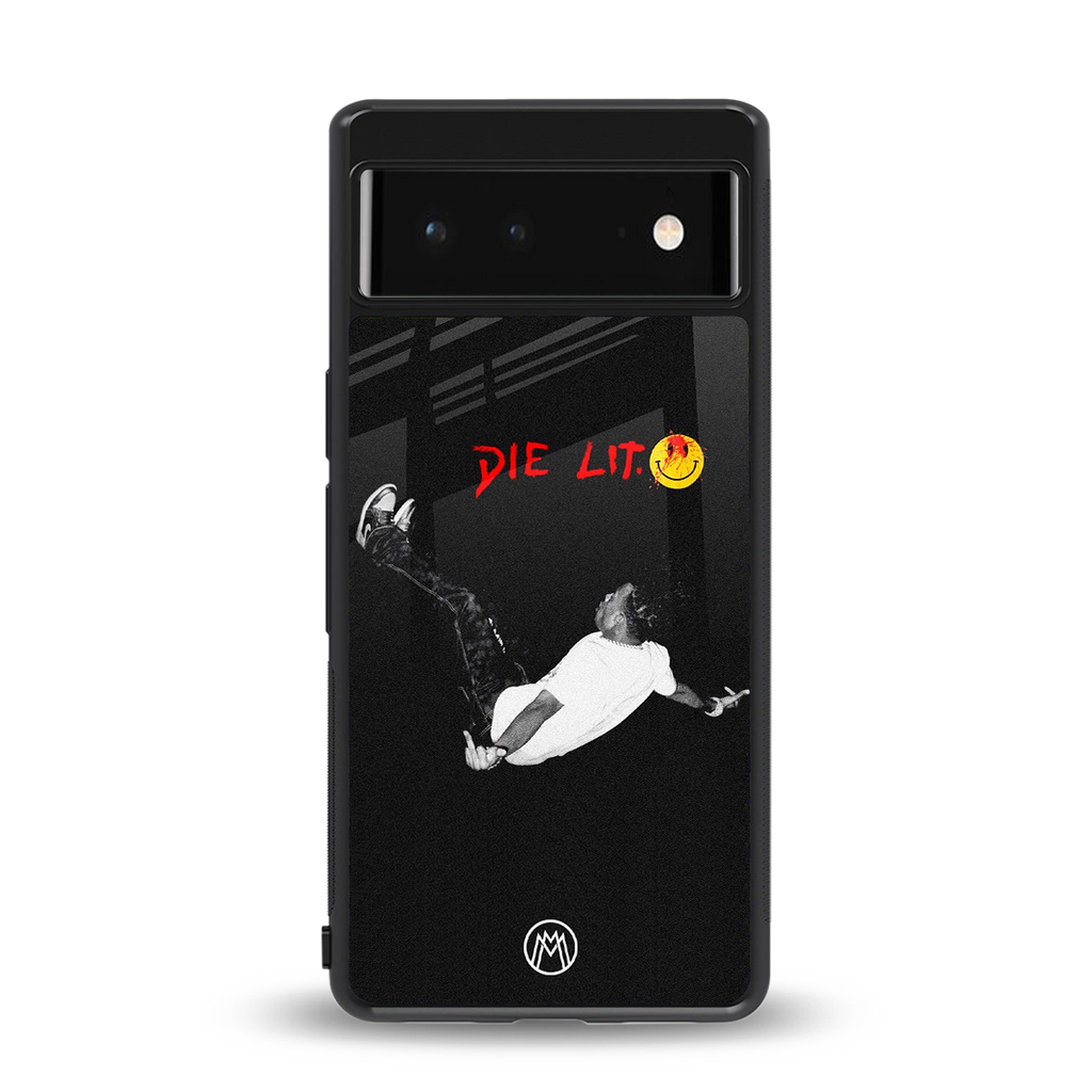 die lit back phone cover | glass case for google pixel 6