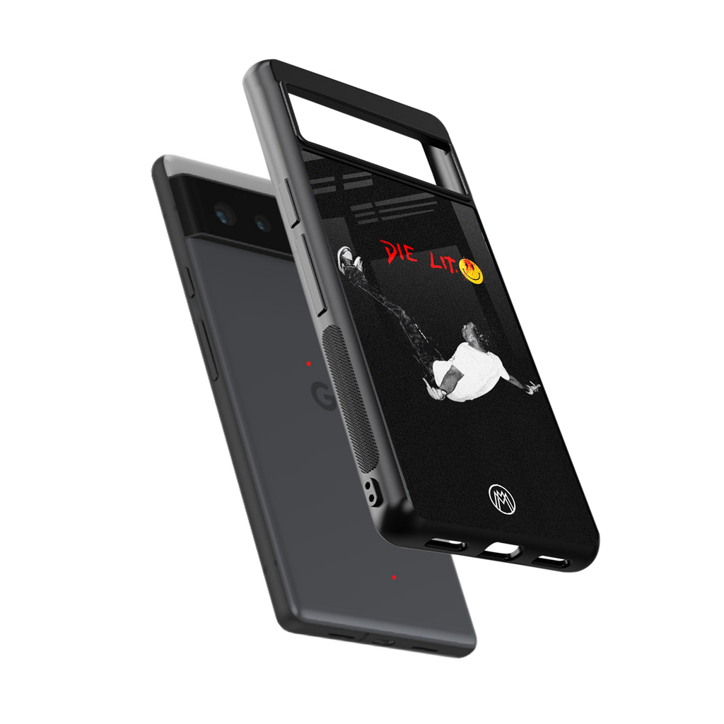 die lit back phone cover | glass case for google pixel 6