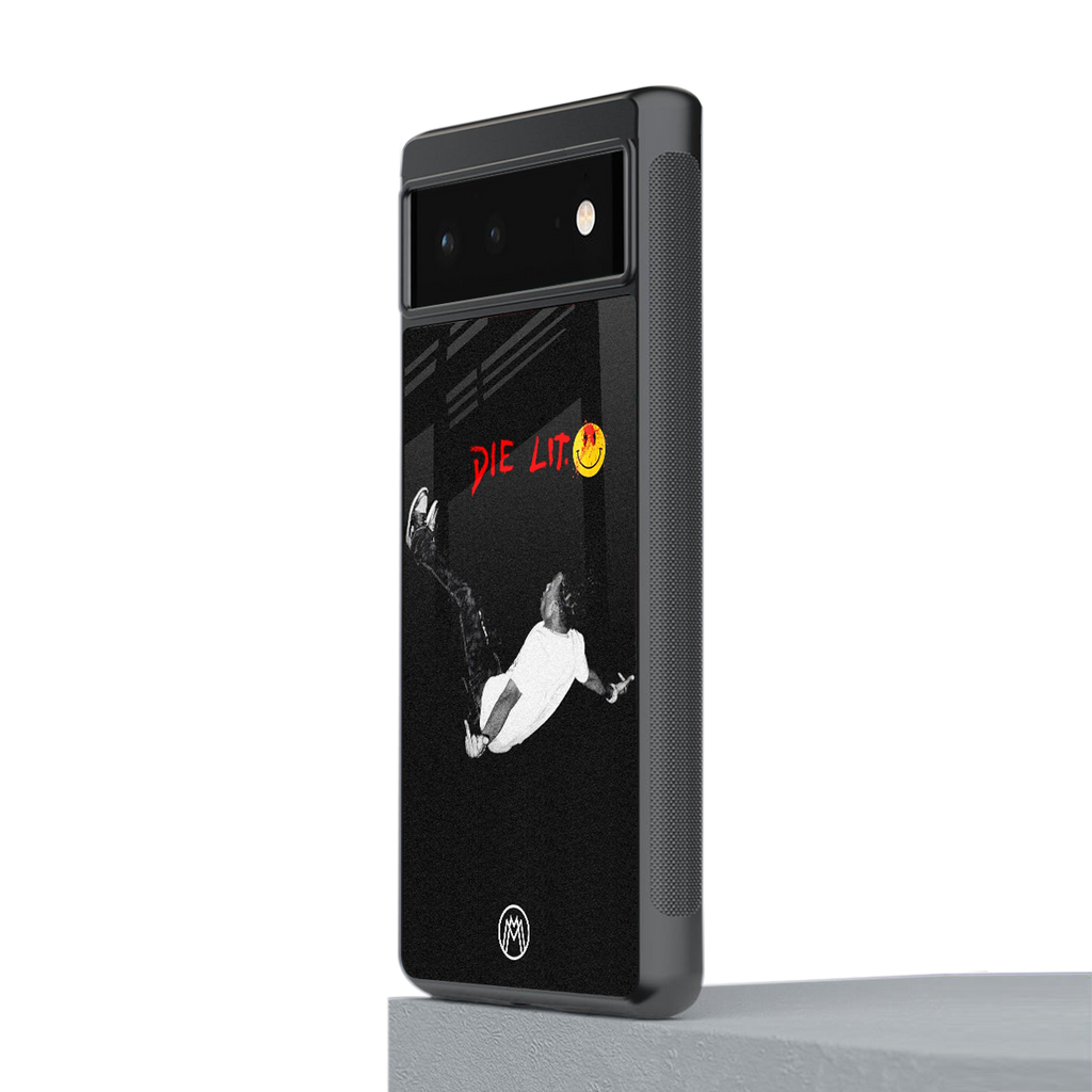 die lit back phone cover | glass case for google pixel 6