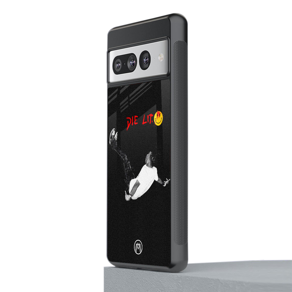 die lit back phone cover | glass case for google pixel 7 pro