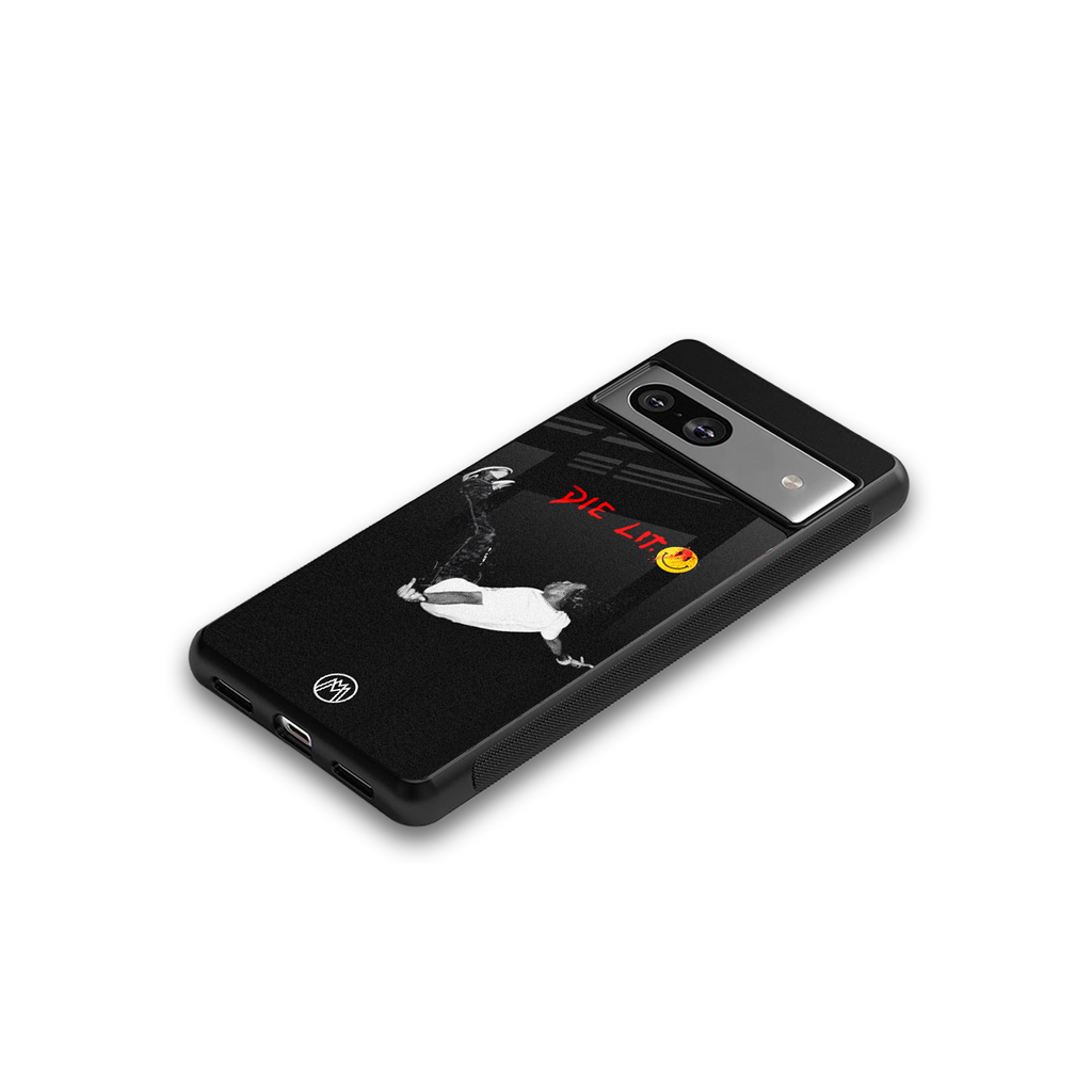die lit back phone cover | glass case for Google Pixel 7A