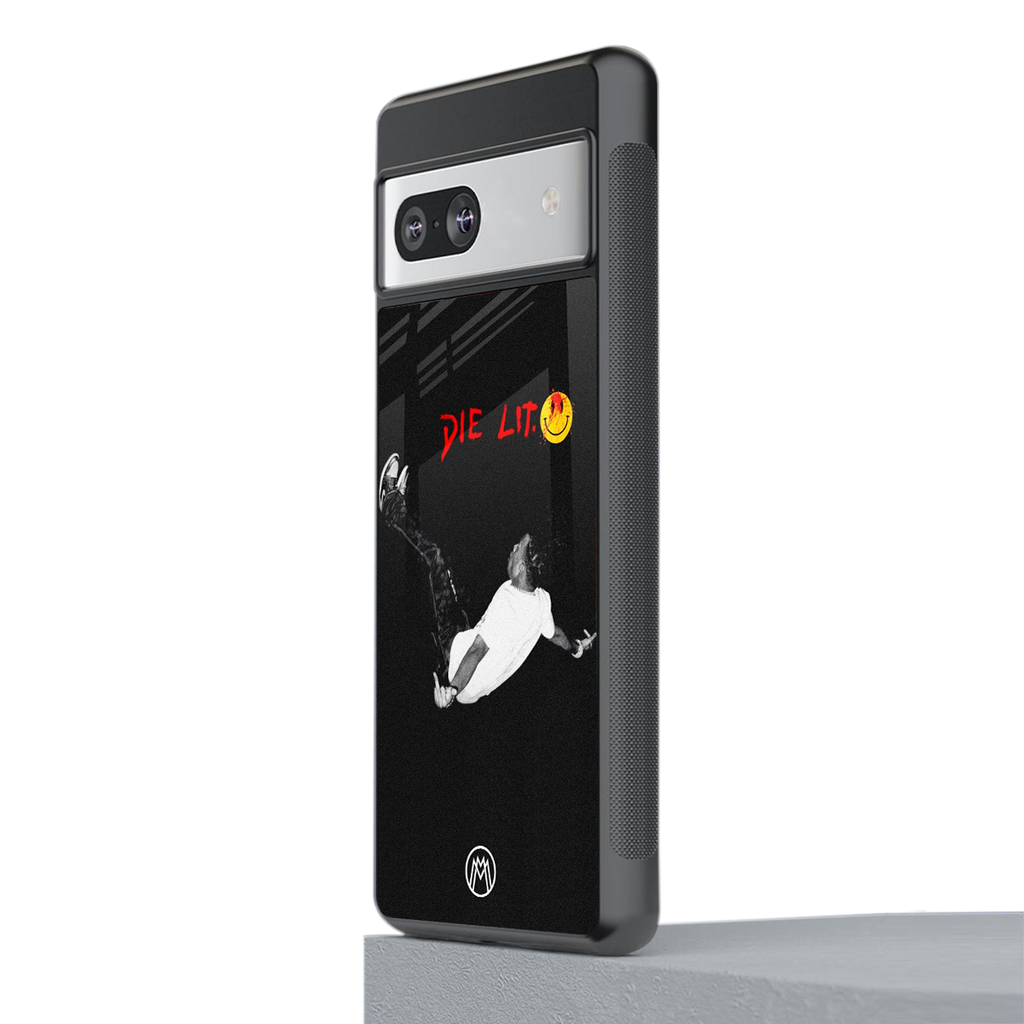 die lit back phone cover | glass case for Google Pixel 7A