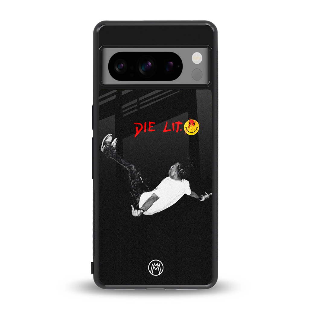die lit back phone cover | glass case for google pixel 8 pro