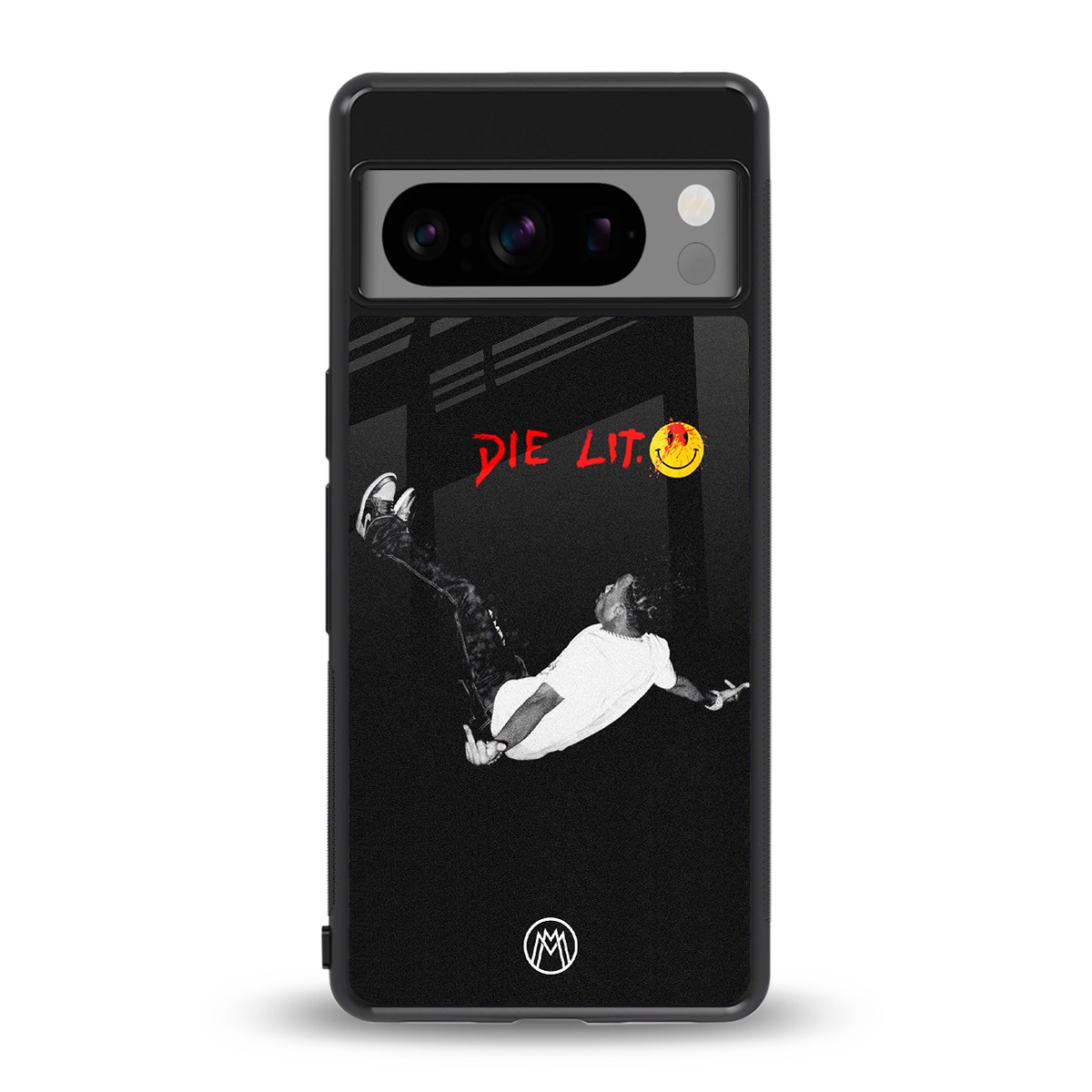 die lit back phone cover | glass case for google pixel 8 pro