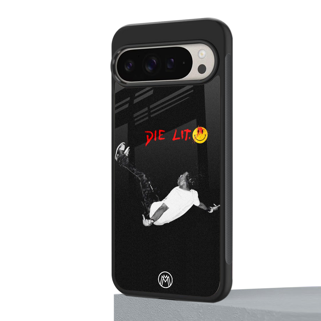 die lit back phone cover | glass case for google pixel 9 pro
