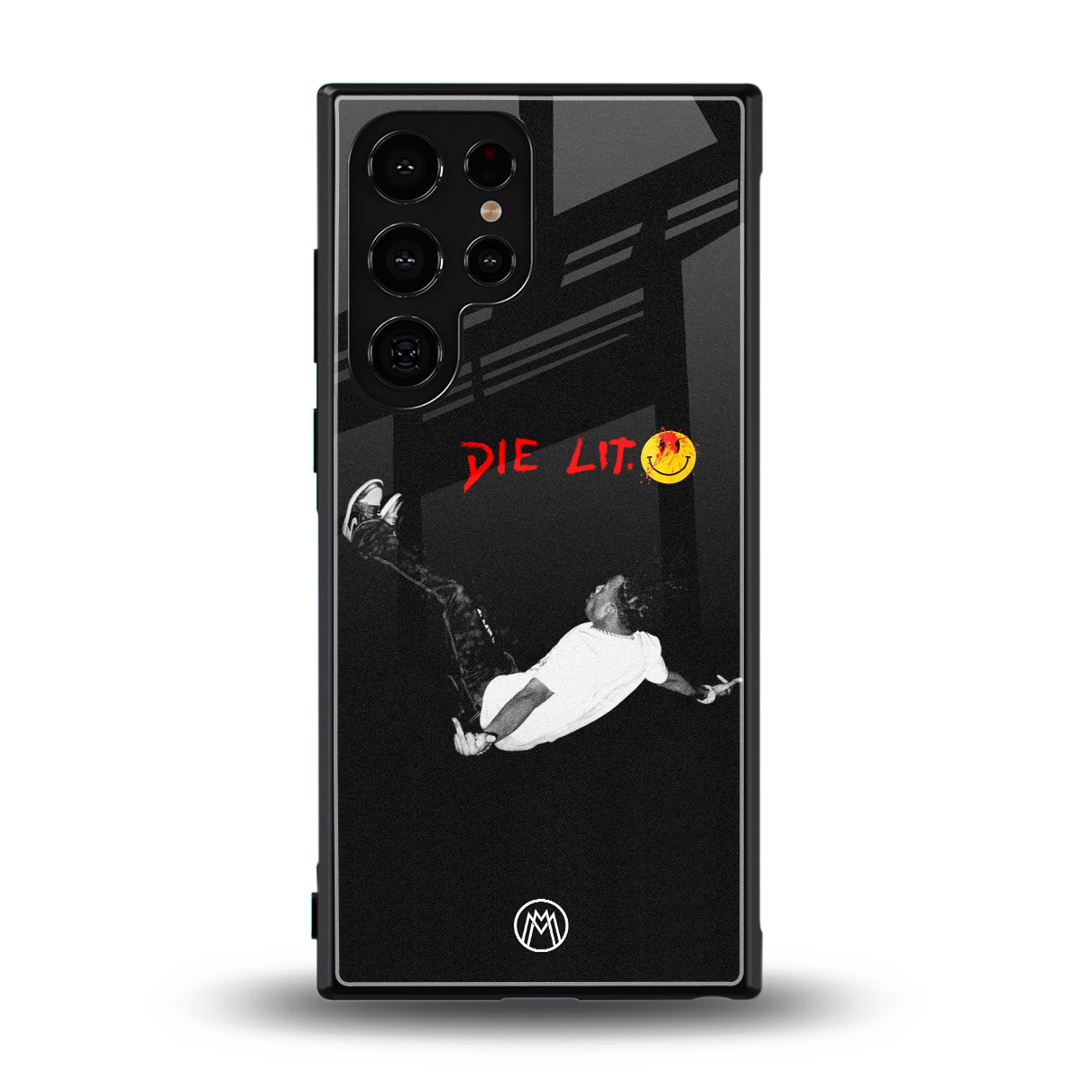 die lit back phone cover | glass case for samsung galaxy s23 ultra