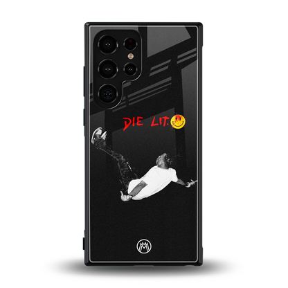 die lit back phone cover | glass case for samsung galaxy s23 ultra