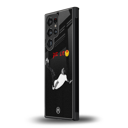 die lit back phone cover | glass case for samsung galaxy s23 ultra