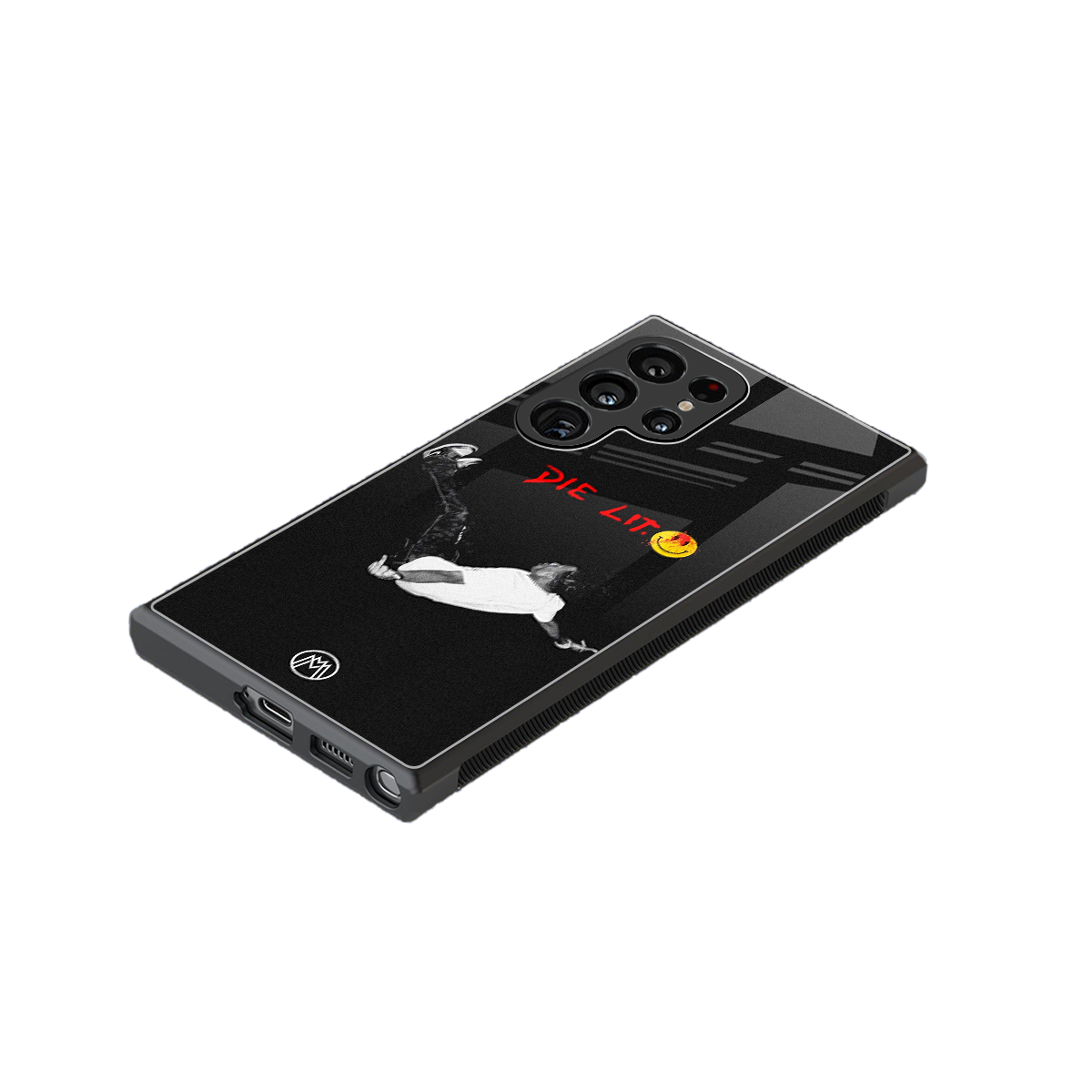 die lit back phone cover | glass case for samsung galaxy s23 ultra