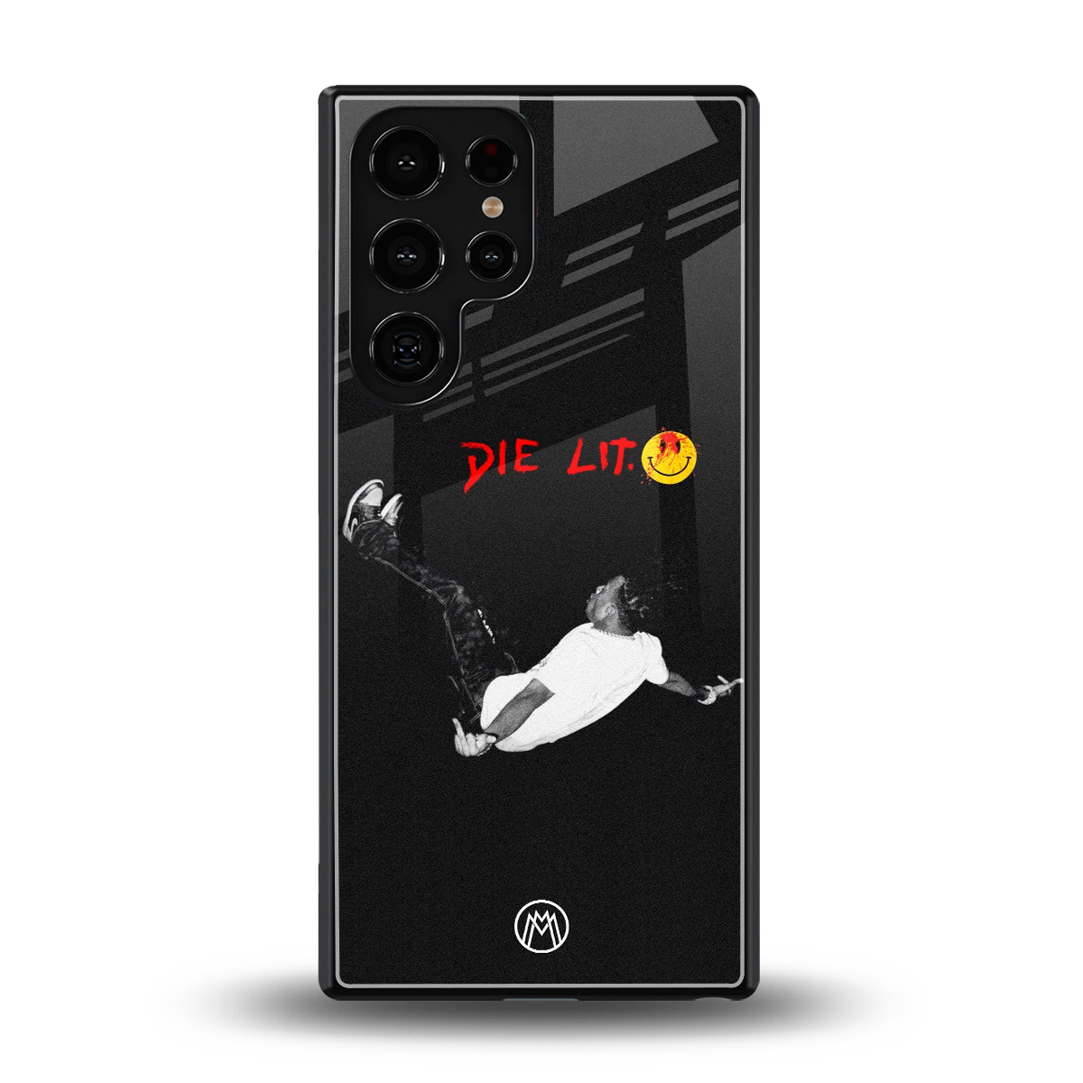 die lit back phone cover | glass case for samsung galaxy s25 ultra