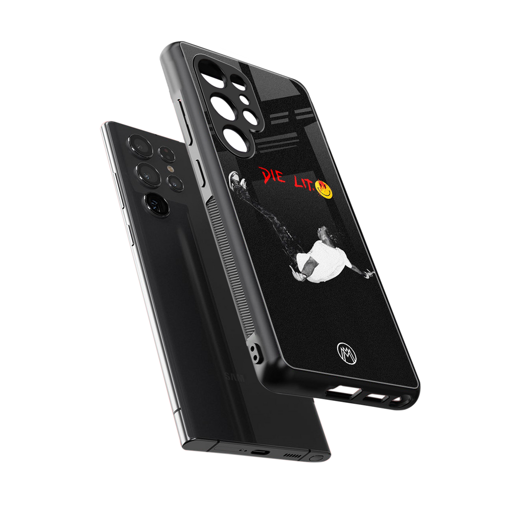 die lit back phone cover | glass case for samsung galaxy s25 ultra