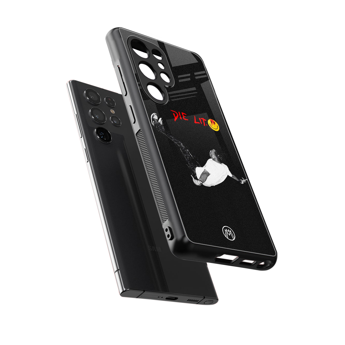 die lit back phone cover | glass case for samsung galaxy s25 ultra