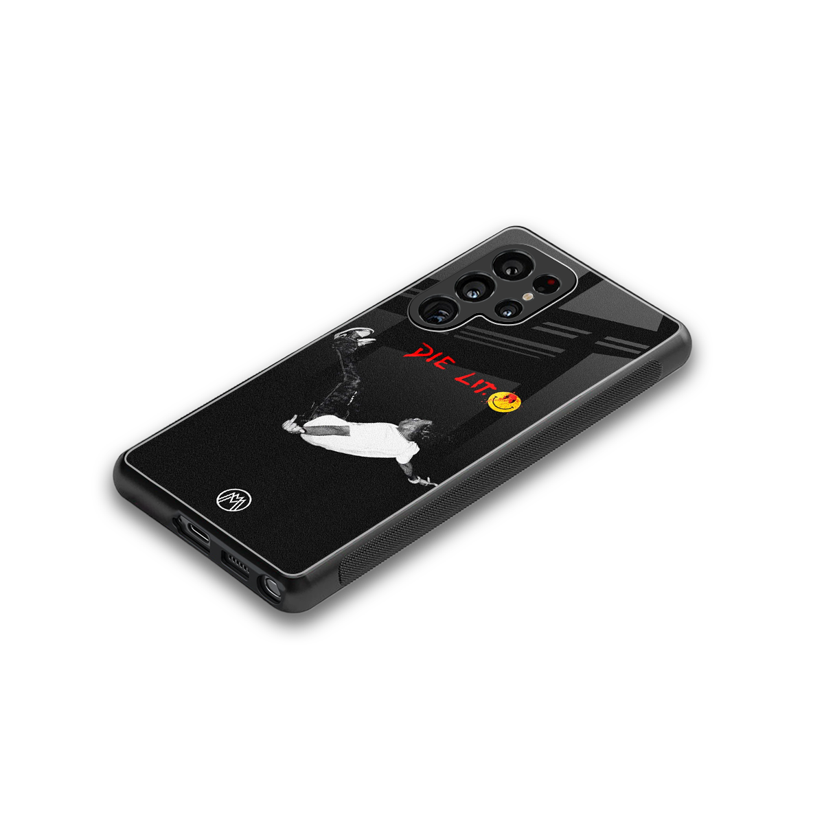 die lit back phone cover | glass case for samsung galaxy s25 ultra