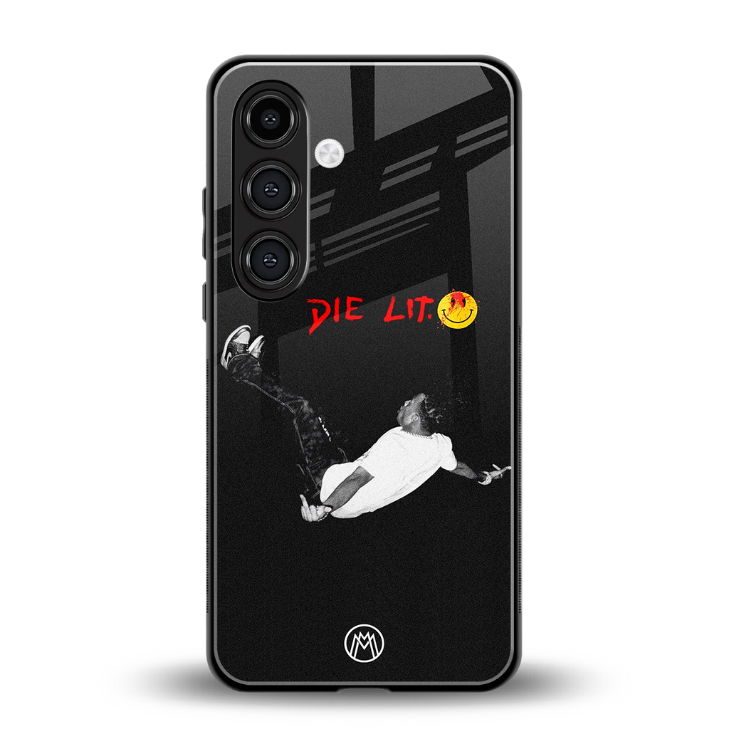 die lit back phone cover | glass case for samsung galaxy s23