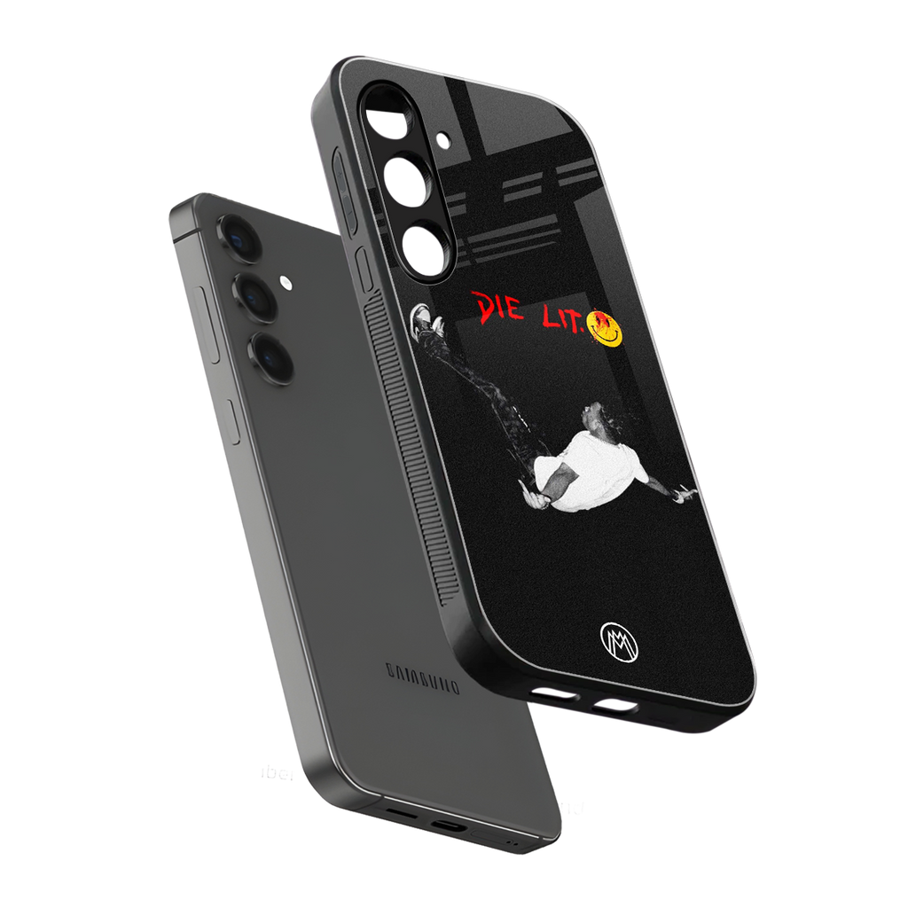 die lit back phone cover | glass case for samsung galaxy s24