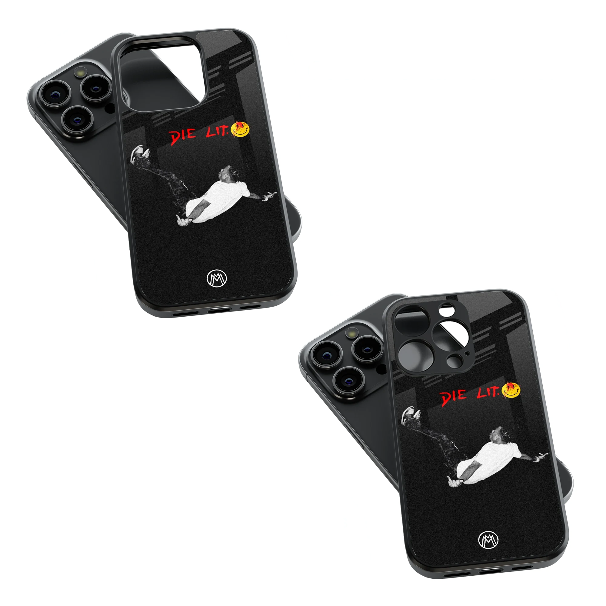 Trendy Glass Back Mobile Case for iPhone, Samsung, Redmi, OnePlus, Google Pixel, Motorola