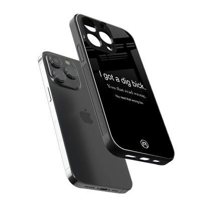 dig bick back phone cover | glass case for iphone 13 pro max