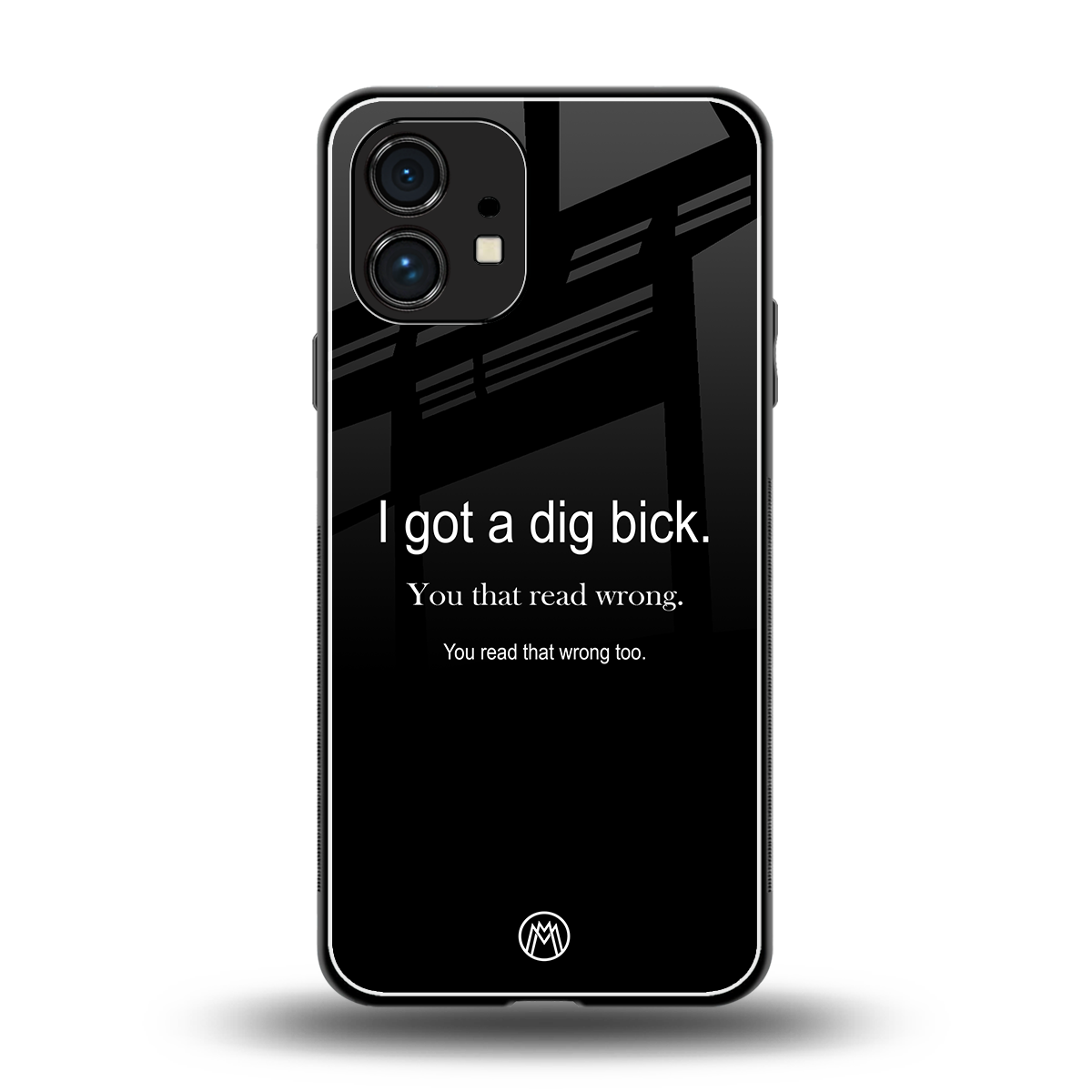 dig bick back phone cover | glass case for nothing phone 1