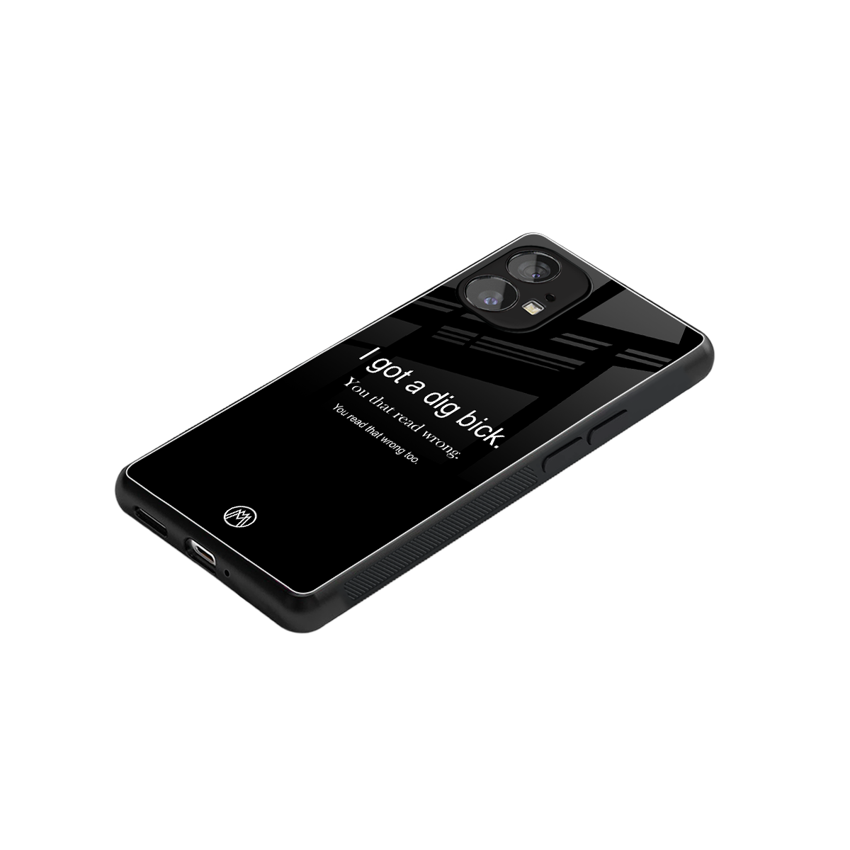 dig bick back phone cover | glass case for nothing phone 1
