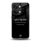 dig bick back phone cover | glass case for oneplus nord 3