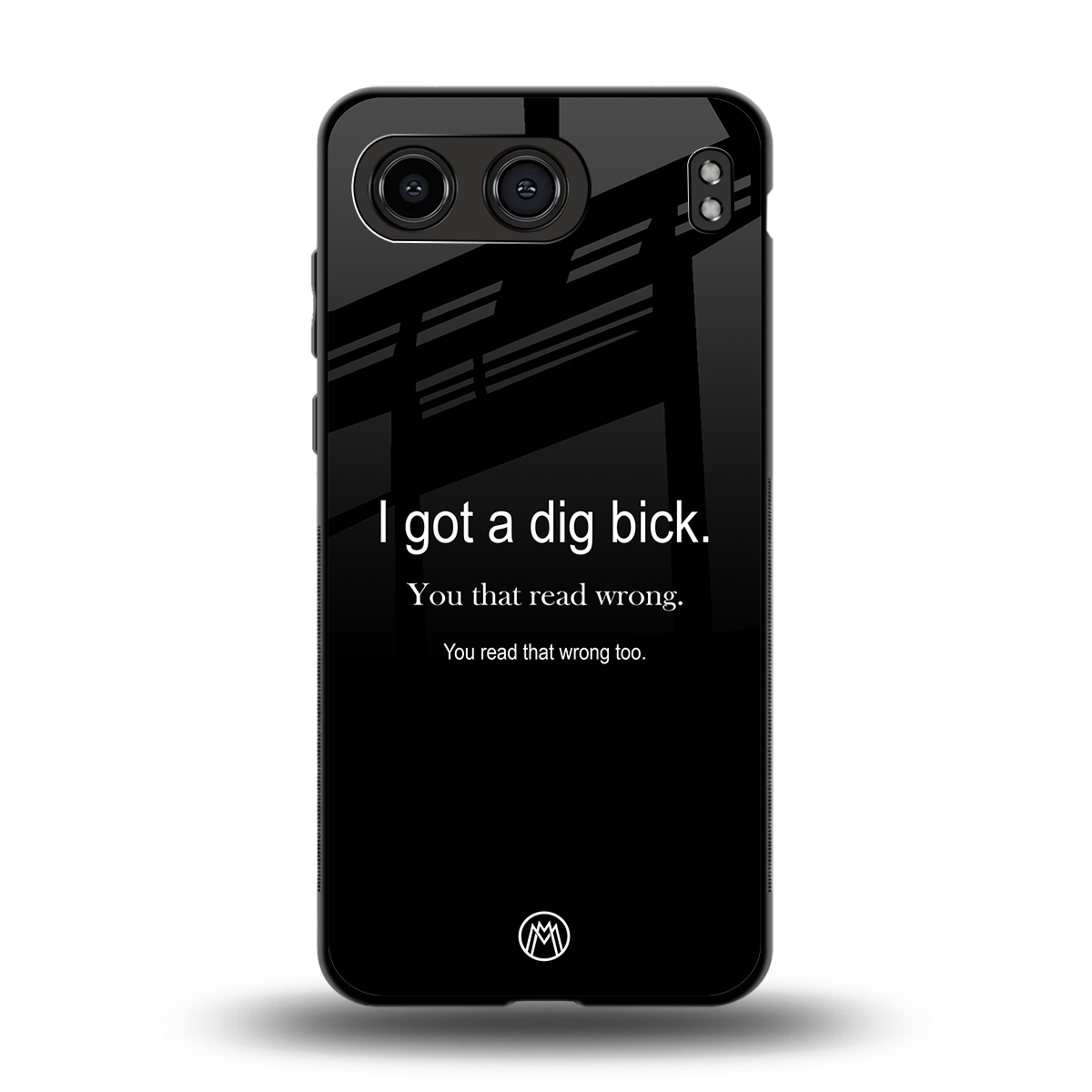 dig bick back phone cover | glass case for oneplus nord 4