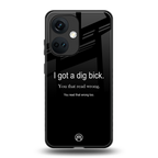 dig bick back phone cover | glass case for oneplus nord ce 3