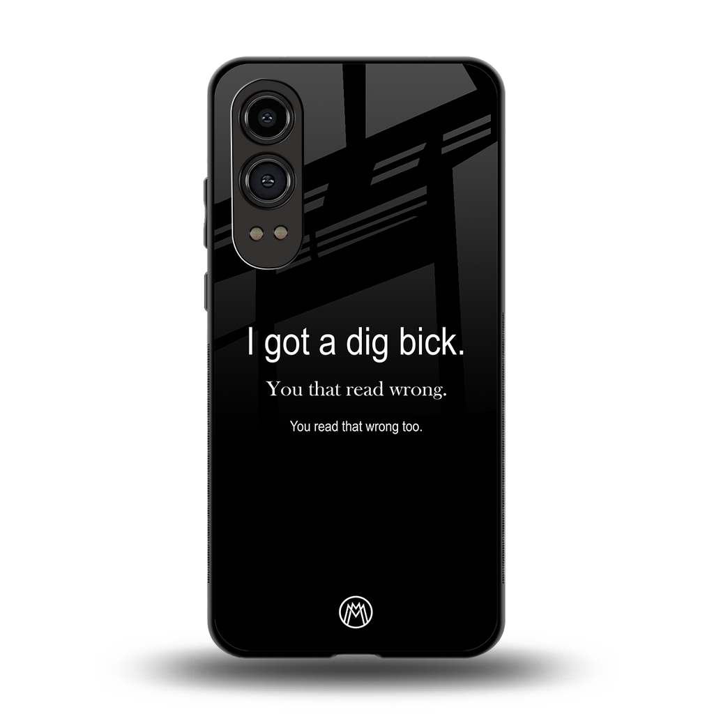 dig bick back phone cover | glass case for oneplus nord ce 4 lite