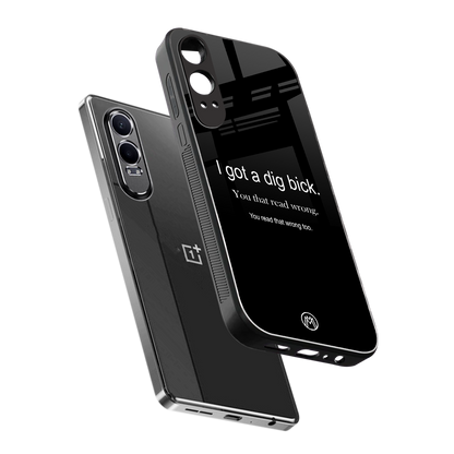 dig bick back phone cover | glass case for oneplus nord ce 4 lite