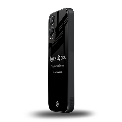 dig bick back phone cover | glass case for oneplus nord ce 4 lite