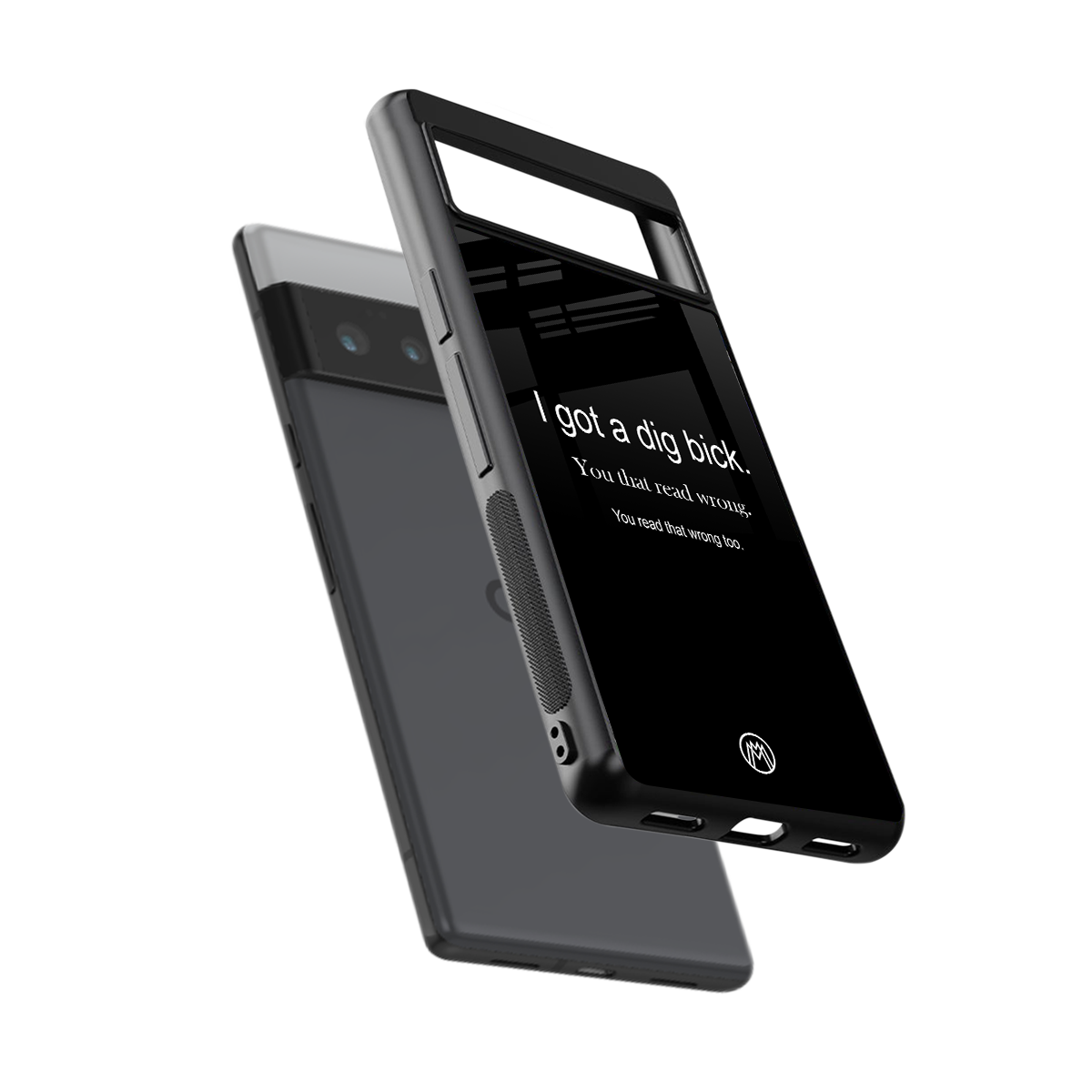 dig bick back phone cover | glass case for google pixel 6 pro