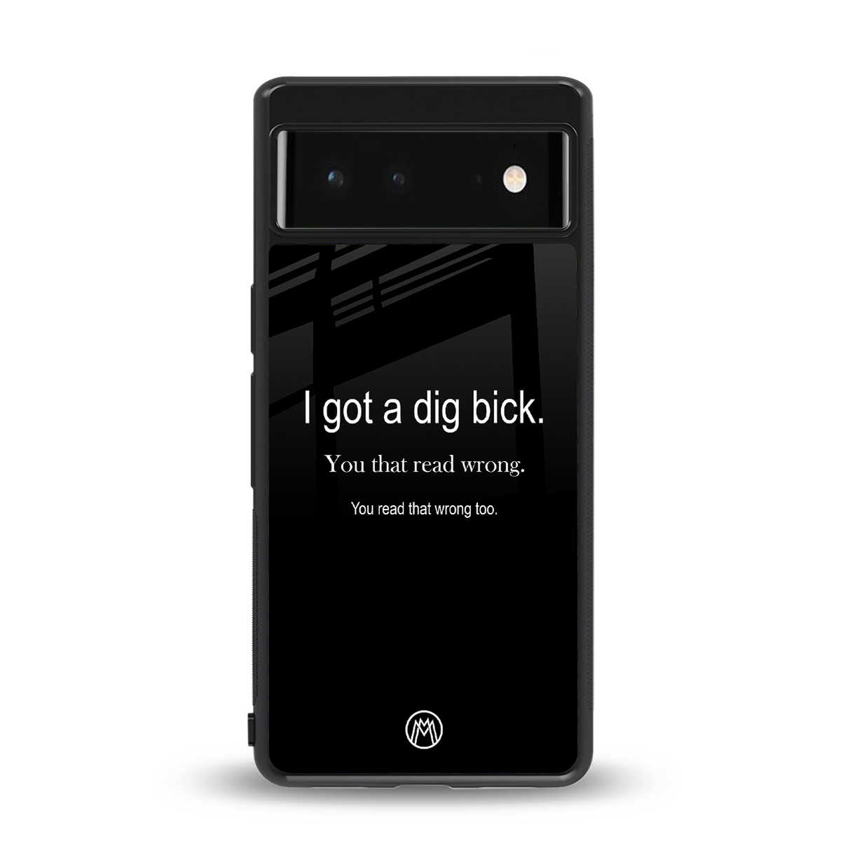 dig bick back phone cover | glass case for Google Pixel 6A
