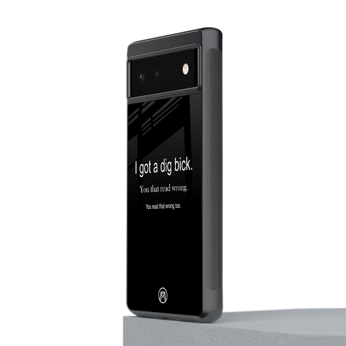 dig bick back phone cover | glass case for Google Pixel 6A