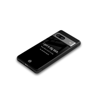 dig bick back phone cover | glass case for Google Pixel 7A