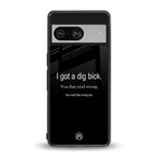 dig bick back phone cover | glass case for Google Pixel 8