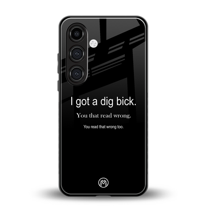 dig bick back phone cover | glass case for samsung galaxy s23 plus
