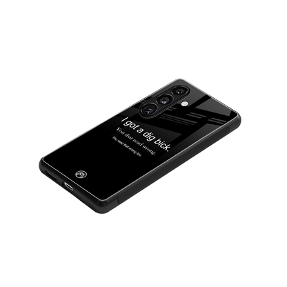 dig bick back phone cover | glass case for samsung galaxy s23 plus