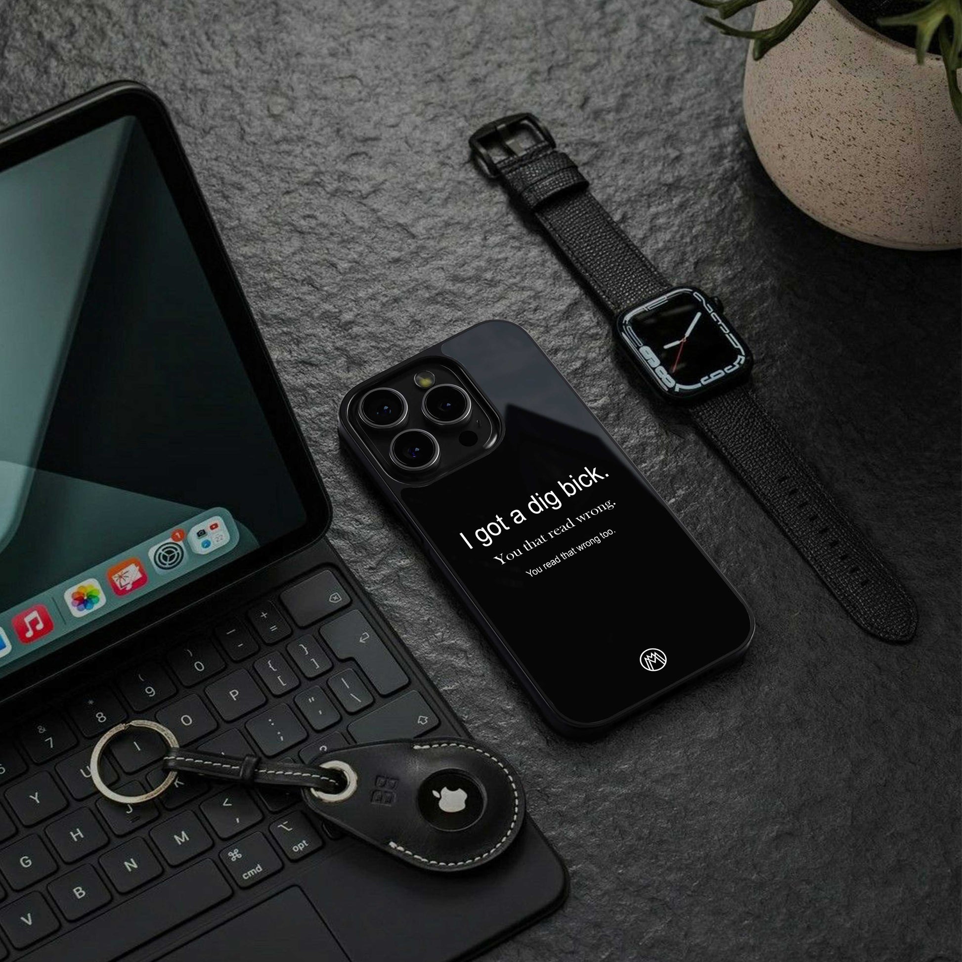 dig bick back phone cover | glass case for iphone 13 pro max