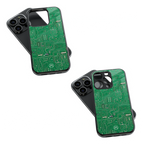 Trendy Glass Back Mobile Case for iPhone, Samsung, Redmi, OnePlus, Google Pixel, Motorola