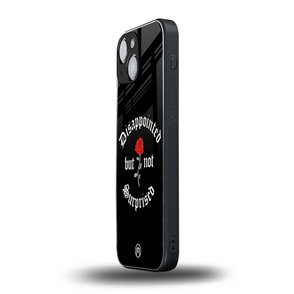 disappointed but not surprised back phone cover | glass case for iphone 13 mini
