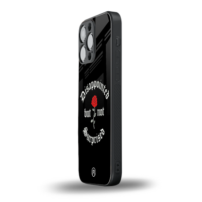 disappointed but not surprised back phone cover | glass case for iphone 13 pro max