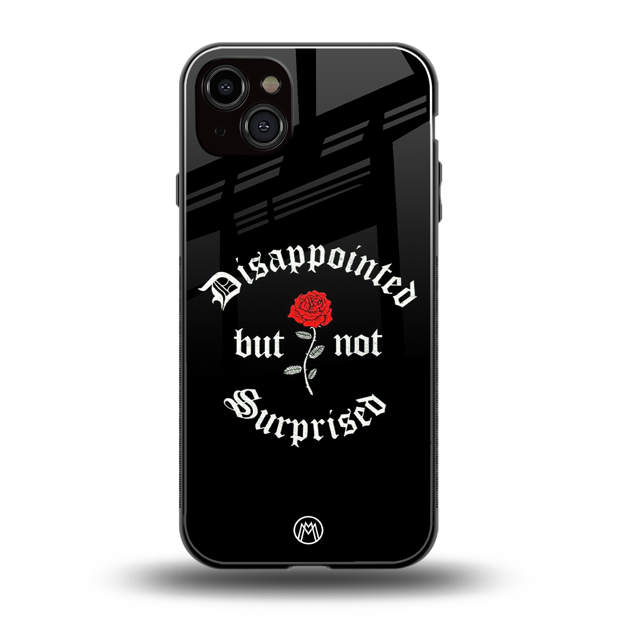 disappointed but not surprised back phone cover | glass case for iphone 14 plus