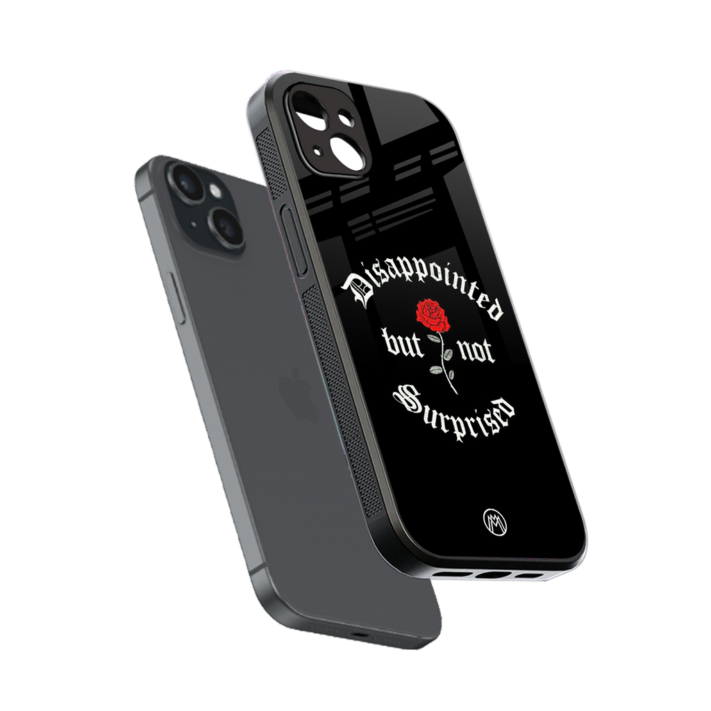 disappointed but not surprised back phone cover | glass case for iphone 14 plus