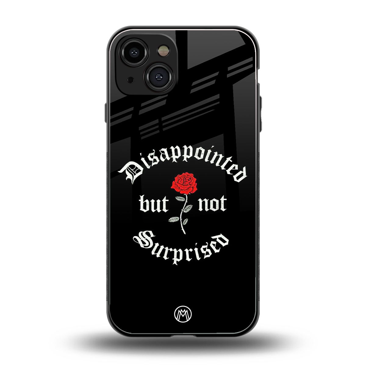 disappointed but not surprised back phone cover | glass case for iphone 15