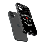 disappointed but not surprised back phone cover | glass case for iphone 16 plus